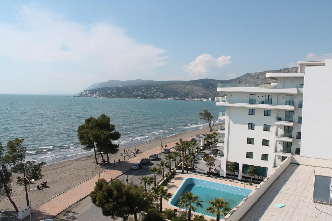 Blue Apartments & Hotel Shëngjin Buitenkant foto