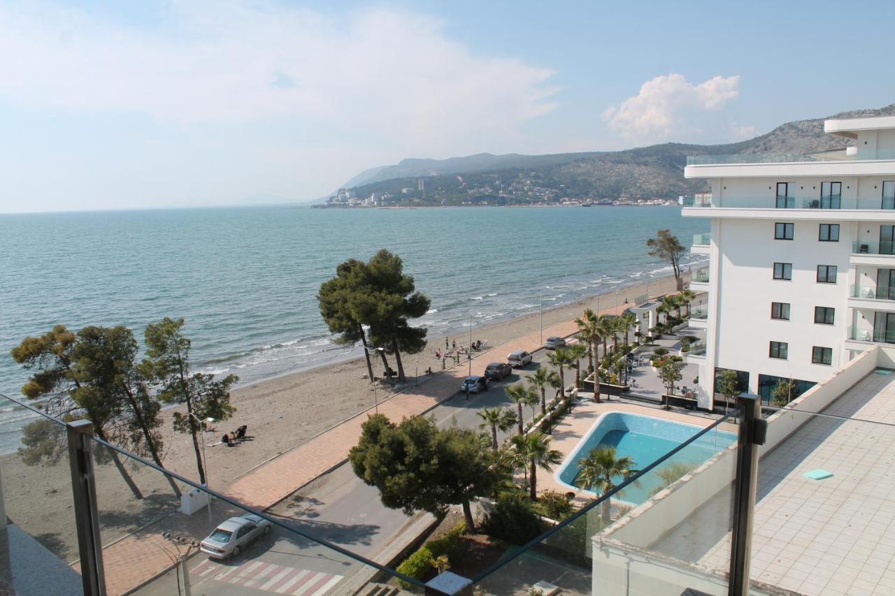 Blue Apartments & Hotel Shëngjin Buitenkant foto